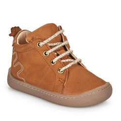 Baskets montantes enfant Easy Peasy MY DEBOO LACET Marron