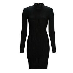 Robe courte MICHAEL Michael Kors MOCK NK RIBBED MINI DRS