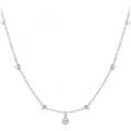 Collier Sc Crystal BD2370-ARGENT-DIAMANT Argent&eacute;