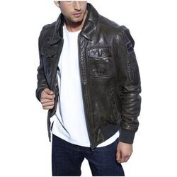 Blouson Daytona Blouson en cuir Wilbur Homme Ref 54127 Kaki