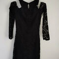 Robe courte Tally Weijl robe de soir&eacute;e Noir
