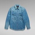 Chemise G-Star Raw D23006 D303 DAKOTA SHIRT-B890 FADED CADET BLUE