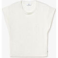 T-shirt Le Temps des Cerises Top overs cr&egrave;me Blanc