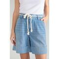 Short sur Grenoble : Short Le Temps des Cerises Bermuda hellia en jeans bleu clair