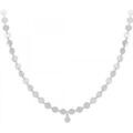 Collier Sc Crystal BD2392-ARGENT-DIAMANT Argent&eacute;