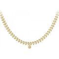 Collier Sc Boh&egrave;me BD2881-DORE-DIAMANT Dor&eacute; Grenoble
