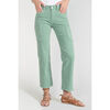 Jeans Le Temps des Cerises Precieux taille haute 7/8&egrave;me jeans vert d'eau Vert