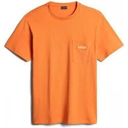 T-shirt Napapijri S-MORGEZ NP0A4GBP-A1X ORANG AMBER
