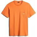 T-shirt Napapijri S-MORGEZ NP0A4GBP-A1X ORANG AMBER