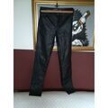 Jeans Best Mountain Pantalon simili cuir noir
