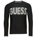 Pulls/Sweat sur Grenoble : Pull Guess AMYAS LS CN SLOGAN SWEATER