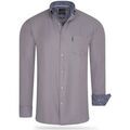 Chemise Cappuccino Italia Regular Fit Overhemd Antraciet Grenoble