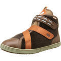 Baskets enfant Kickers Star Wars Chewie, Sneakers Hautes gar&ccedil;on Marron