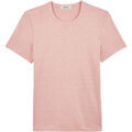T-shirt Maison Lemahieu T-shirt col rond homme lin rose