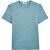T-shirt Maison Lemahieu T-shirt col rond homme lin Ciel