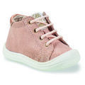 Baskets montantes enfant GBB FLEXOO BABY Rose