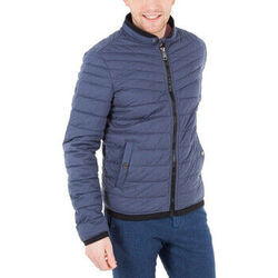 Blouson Guess Blouson Matelass&eacute; Homme Boris Stretch Bleu Bleu