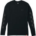 T-shirt Es SPOT CHECK LS TEE BLACK