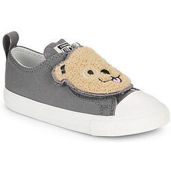Baskets basses enfant Converse CHUCK TAYLOR ALL STAR ONE STRAP SHERPA BEAR EASY-ON