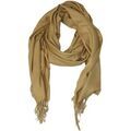 Echarpe Kebello Echarpe uni en Laine H, Beige