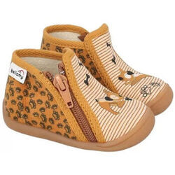 Chaussons b&eacute;b&eacute; Bellamy CHAUSSONS BEBE PAULIN TOUTOU Marron