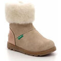 Boots enfant Kickers BOOTS FOURREES NONOFUR CHAMPAGNE Dor&eacute;