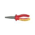 Outillage à main sur Annecy : Pince &agrave; becs plats isol&eacute;e 1000v 150 mm 150 mm pince &agrave; becs plats isol&eacute;e 1000v 150 mm 1 pi&egrave;ce(s) acier bi-mati&egrave;re vde droit plats - ks tools