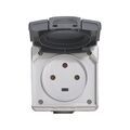 Electricit&eacute; sur Annecy : LEGRAND SNC Prise &eacute;tanche en saillie plexo triphas&eacute;e gris 1 pi&egrave;ce(s) prise de courant plexo 3p+t 20a 400v~ saillie gris monobloc 1 en saillie 3p+t standard - legr