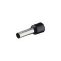 Embout de c&acirc;ble pr&eacute;-isol&eacute; 1 sachet(s) de 10 pi&egrave;ce(s) embout de c&acirc;ble pr&eacute;-isol&eacute; 6mm� noir - debflex