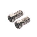 Electricit&eacute; sur Annecy : Fiches type f &agrave; visser pour c&acirc;ble 6.8mm 1 blister(s) de 2 pi&egrave;ce(s) fiches type f &agrave; visser pour c&acirc;ble 6.8mm - ets normand optex