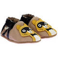 Chaussons b&eacute;b&eacute; Robeez CHAUSSONS SOUPLES RAYCOON Marron