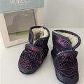Chaussons b&eacute;b&eacute; Robeez Robeez Cosy boot 17-18 Marine