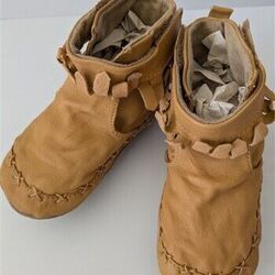 Chaussons b&eacute;b&eacute; Robeez Robeez funky shoe 23-24 Beige