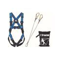 Equipement de protection EPI sur Annecy : Kit antichute &eacute;chafaudeur monteur standard kit antichute &eacute;chafaudeur monteur manuelle dorsal et sternal 2 points tu 1 kit(s) - tractel