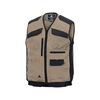 Gilet mach 5 beige/noir tl gilet mach 5 beige/noir tl gilet 200 - 300 g l 7 et plus coton / polyester 1 pi&egrave;ce(s) beige, noir - delta plus