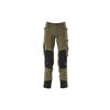MASCOT Pantalon stretch advanced avec poches genouill&egrave;res vert 200 - 300 g 7 et plus pantalon 54 1 pi&egrave;ce(s) pantalon advanced vert fonc&eacute; t54 nylon / &eacute;lasthan