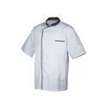 Equipement de protection EPI sur Annecy : ROBUR Vestes mixtes energy veste energy manches courtes blanc liser&eacute; gris t1 200 - 300 g entre 1 et 3 veste t1 polyester / coton 1 pi&egrave;ce(s) blanc, gris - ro