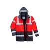 Parka bicolore parka bicolore rouge/marine txl 200 - 300 g entre 4 et 6 xl polyester parka 1 pi&egrave;ce(s) classe 3 bleu, rouge - portwest