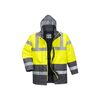 Parka bicolore parka bicolore jaune/gris tl 200 - 300 g entre 4 et 6 l polyester parka 1 pi&egrave;ce(s) gris, jaune classe 3 - portwest