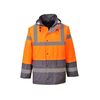 Parka bicolore parka bicolore orange/gris ts 200 - 300 g entre 4 et 6 s polyester parka 1 pi&egrave;ce(s) gris, orange classe 3 - portwest
