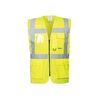 Gilets baudriers executive-berlin gilet executive-berlin jaune t7xl gilet 100 - 200 g polyester 7 et plus jaune 7xl 1 pi&egrave;ce(s) classe 2 - portwest