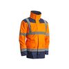 COVERGUARD EURO PROTECTION Parka 4 en 1 kanata parka 4 en 1 kanata orange/marine tm polyester, polaire 200 - 300 g entre 4 et 6 m parka 1 pi&egrave;ce(s) classe 2, classe 3 bleu, orang