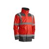 COVERGUARD EURO PROTECTION Parka 4 en 1 kanata polyester, polaire 200 - 300 g entre 4 et 6 s parka 1 pi&egrave;ce(s) parka 4 en 1 kanata rouge hv/marine ts classe 2, classe 3 bleu, rou