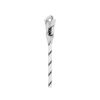 PETZL DISTRIBUTION Corde axis 11 mm avec terminaison cousue blanc 11 mm corde, avec absorbeur d'&eacute;nergie 30.00 m 1 pi&egrave;ce(s) corde axis 11 mm avec terminaison cousue blanc