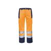 CEPOVETT Pantalon fluo base xp 200 - 300 g entre 4 et 6 pantalon t5 polyester / coton 1 pi&egrave;ce(s) pantalon fluo base xp orange/marine t5 classe 2 bleu, orange -