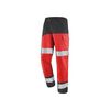 CEPOVETT Pantalon fluo safe xp 300 - 400 g entre 1 et 3 pantalon t3 polyester / coton 1 pi&egrave;ce(s) pantalon fluo safe xp rouge/gris t3 gris, rouge classe 2 - cep