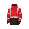 HELLY HANSEN Veste hv uc-me shell 200 - 300 g s entre 1 et 3 veste 1 pi&egrave;ce(s) veste hv shell uc-me rouge/noir ts polyamide, polyester noir, rouge classe 3 - helly