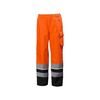 HELLY HANSEN Pantalon hv shell uc-me 200 - 300 g entre 1 et 3 pantalon xs 1 pi&egrave;ce(s) pantalon hv shell uc-me orange/noir txs polyamide, polyester noir, orange clas