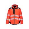 Parka hv t400 entre 4 et 6 l 100 - 200 g parka polyester, polyur&eacute;thane 1 pi&egrave;ce(s) parka hv pw3 rouge/noir tl noir, rouge classe 3 - portwest