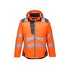 Parka hv t400 entre 4 et 6 2xl 100 - 200 g parka polyester, polyur&eacute;thane 1 pi&egrave;ce(s) parka hv pw3 orange/gris t2xl gris, orange classe 3 - portwest